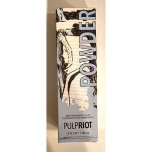 NIB Pulp Riot Semi Permanent Hair Color 4oz Tube Powder Blue